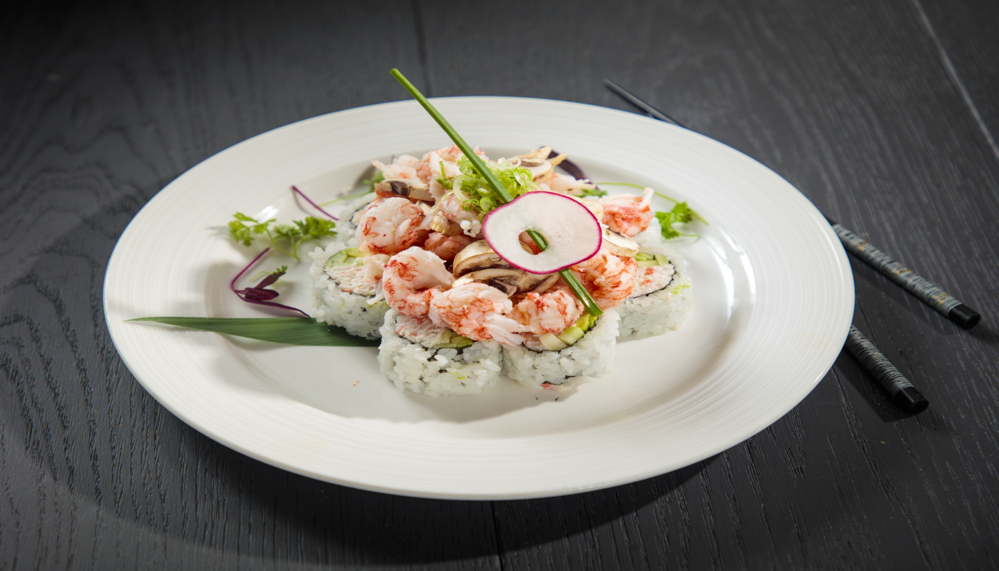 Order R1. Langostino Roll (BAKED) food online from Starfish Sushi - Downey store, Downey on bringmethat.com