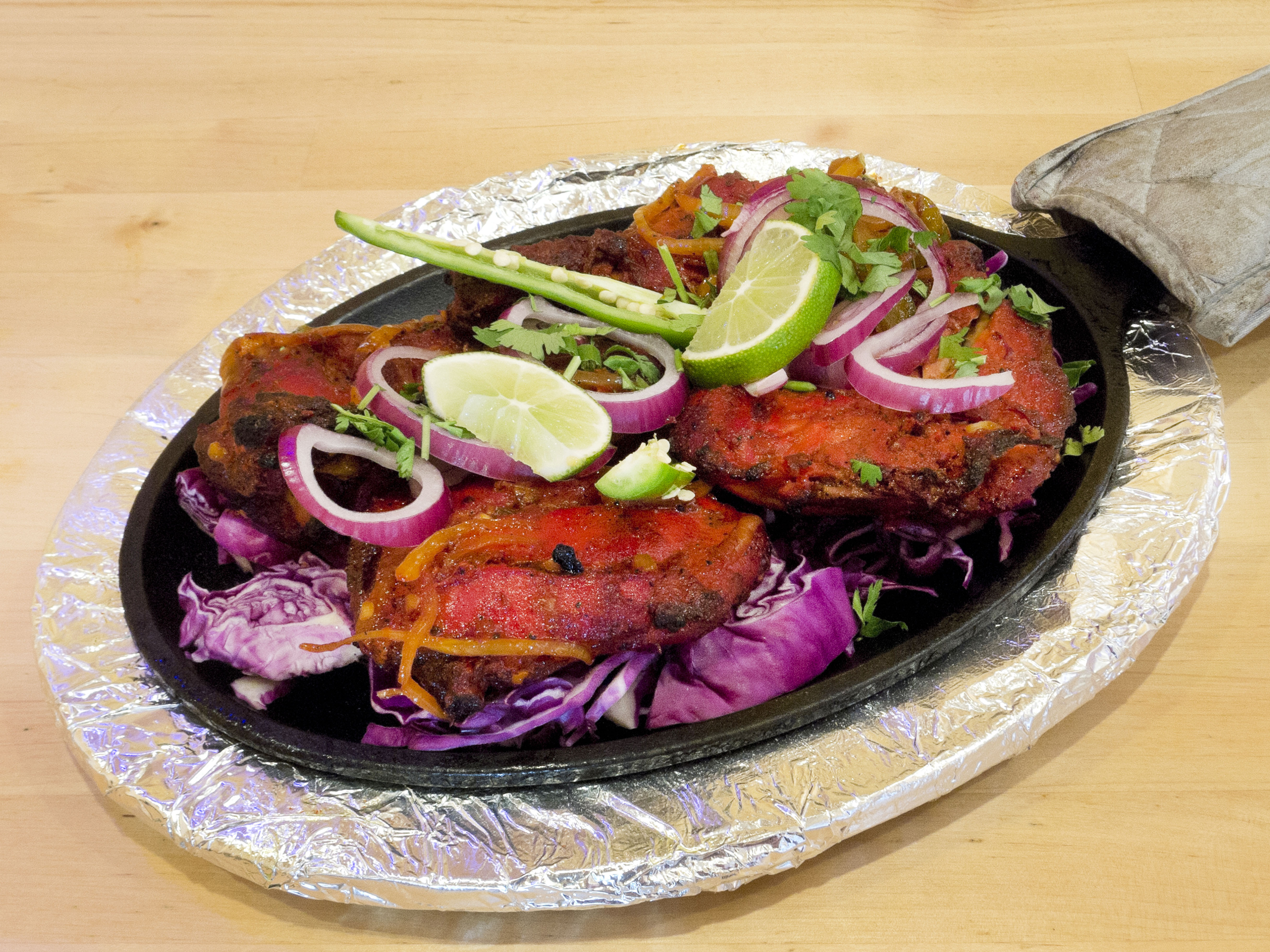 Order 1. Chicken Tandoori food online from Mela Indian Cuisine store, Fort Worth on bringmethat.com