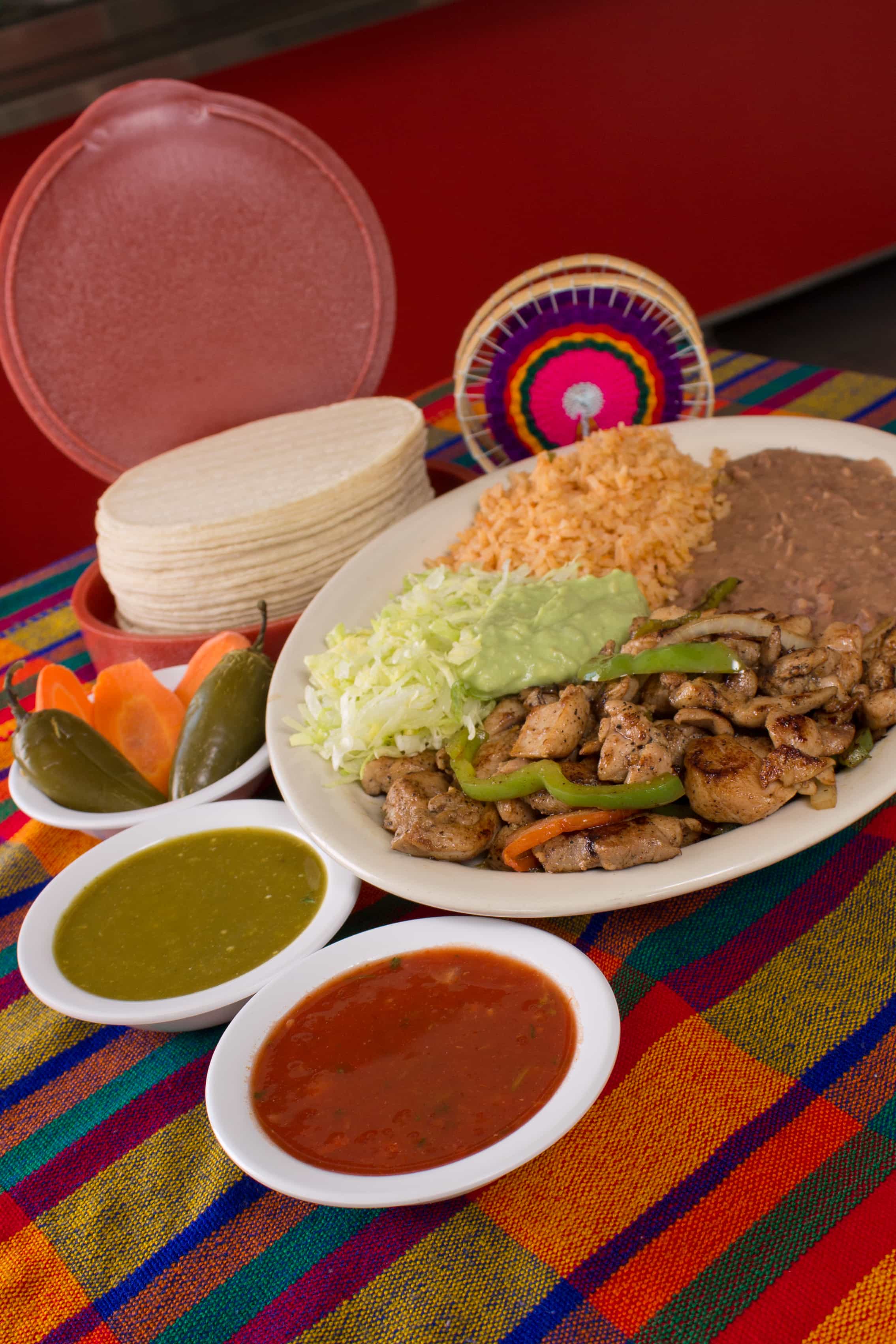 Order 14. Fajita Plate food online from Los Balito's Taco Shop store, San Antonio on bringmethat.com
