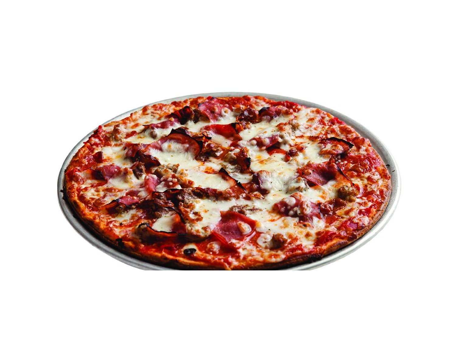 Order GF Meat Combo Pizza food online from Papa Gino's store, Westborough on bringmethat.com