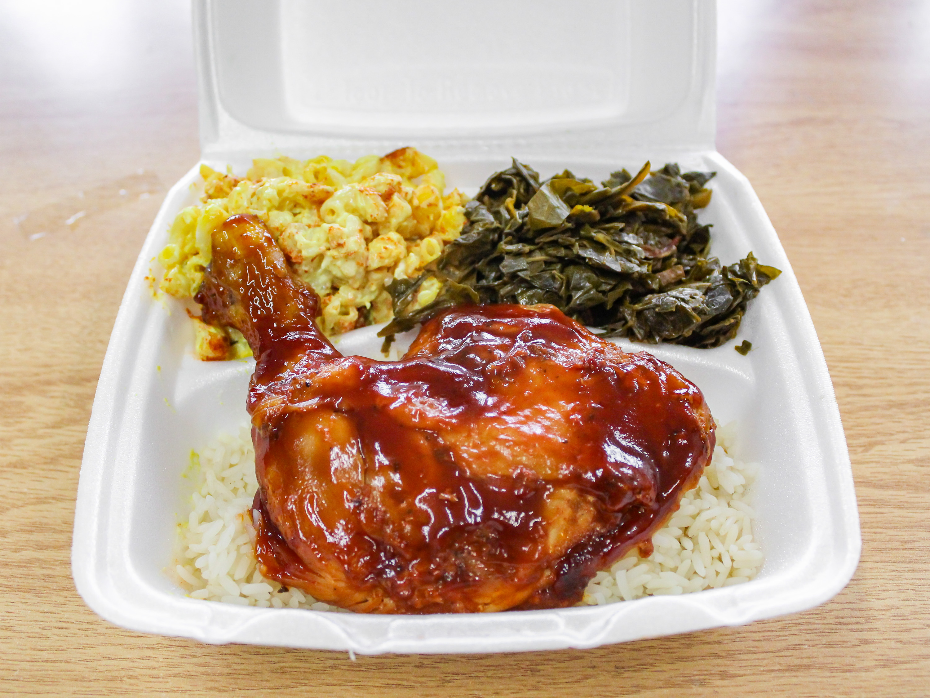 Order BBQ Chicken Dinner food online from C & C Soul Food store, Rochester on bringmethat.com