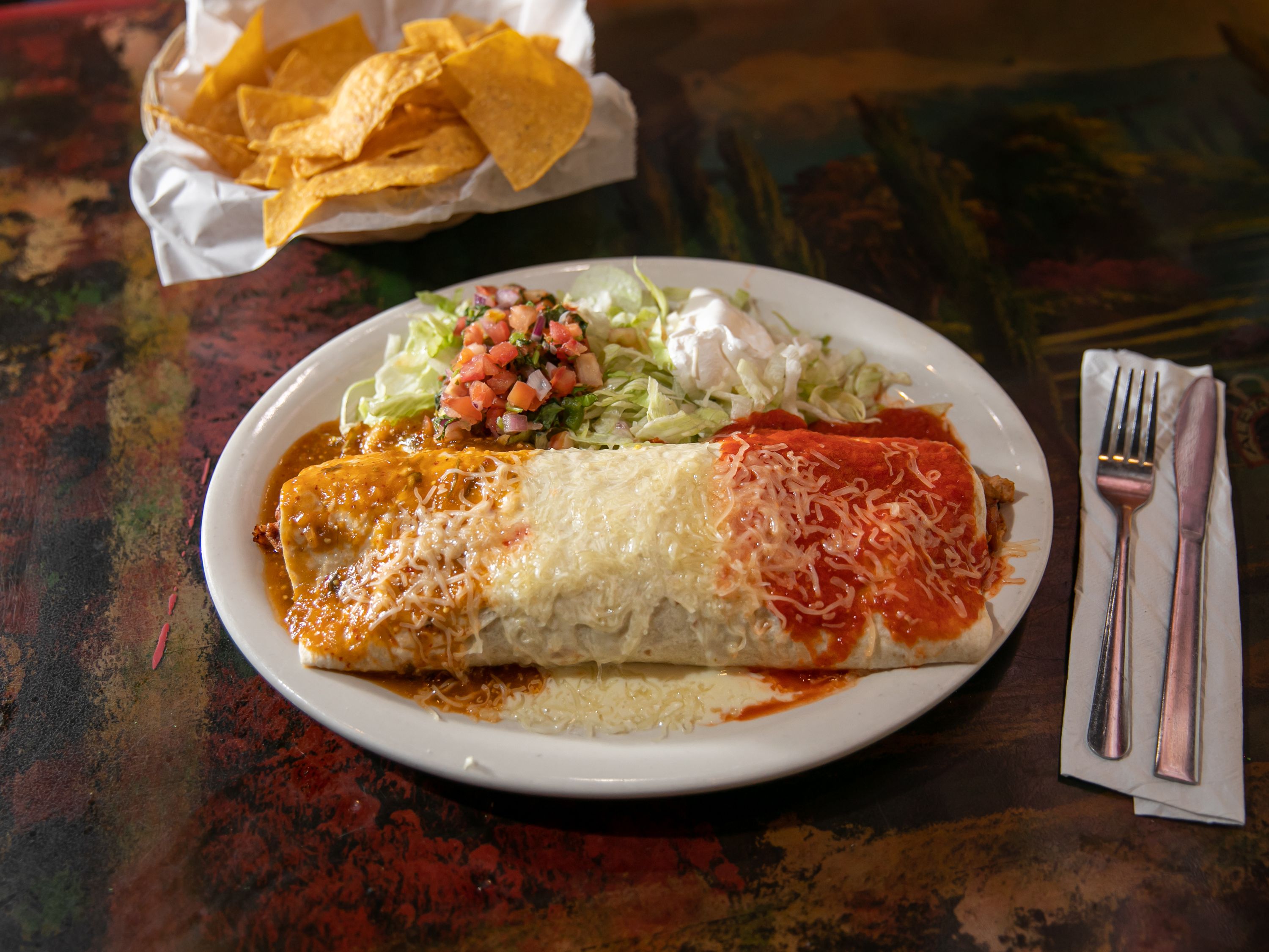 Order Happy Grande Burrito food online from Happy Mexican store, Memphis on bringmethat.com