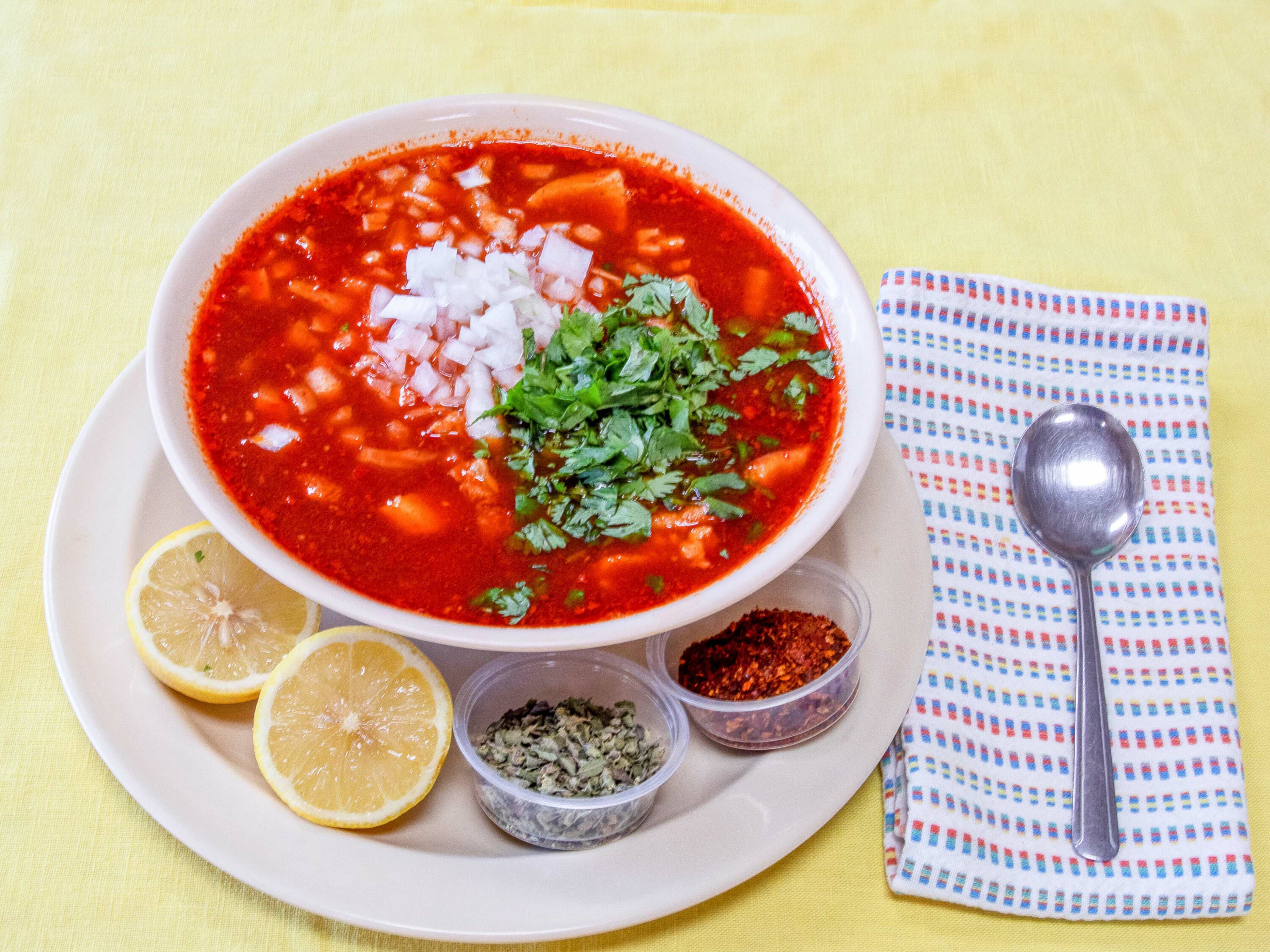 Order Menudo  food online from Don Lencho's Authentic Mexican Food store, West Covina on bringmethat.com