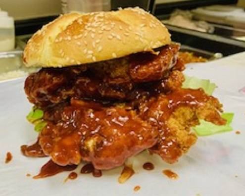 Order Buffalo Chicken Sandwich food online from Old Country Pizzeria store, East Weymouth on bringmethat.com