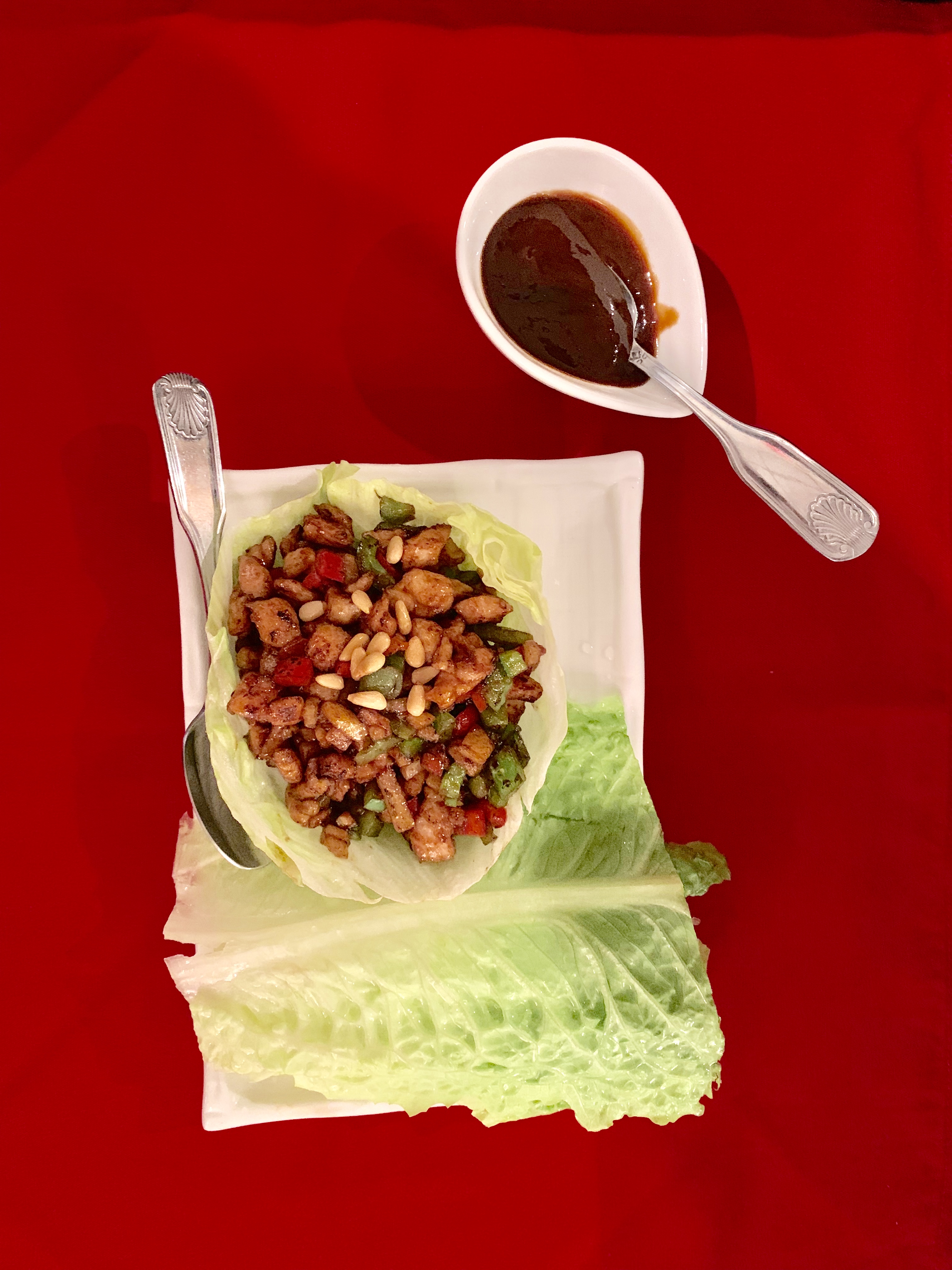 Order 13. Chicken Lettuce Wraps food online from Red Bowl store, Waldwick on bringmethat.com