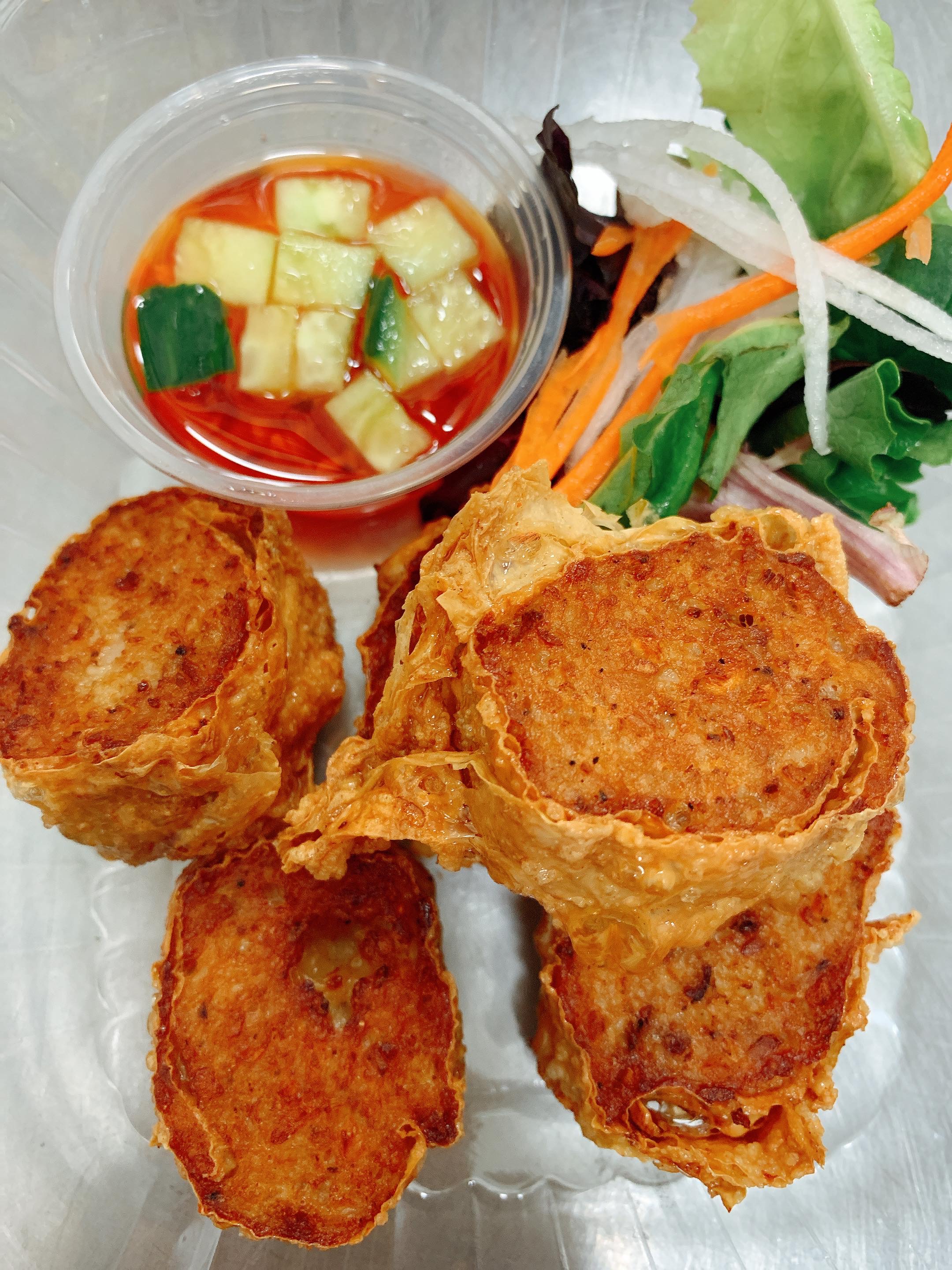 Order Thai crab cake (5pcs) food online from Spoon store, Richmond on bringmethat.com