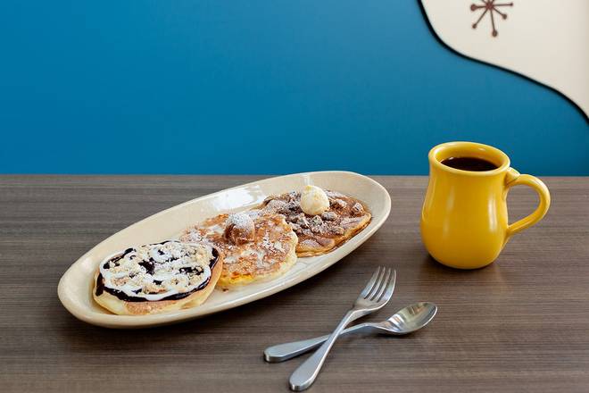 Order Pancake Flight Customized food online from Snooze Am Eatery store, Denver on bringmethat.com