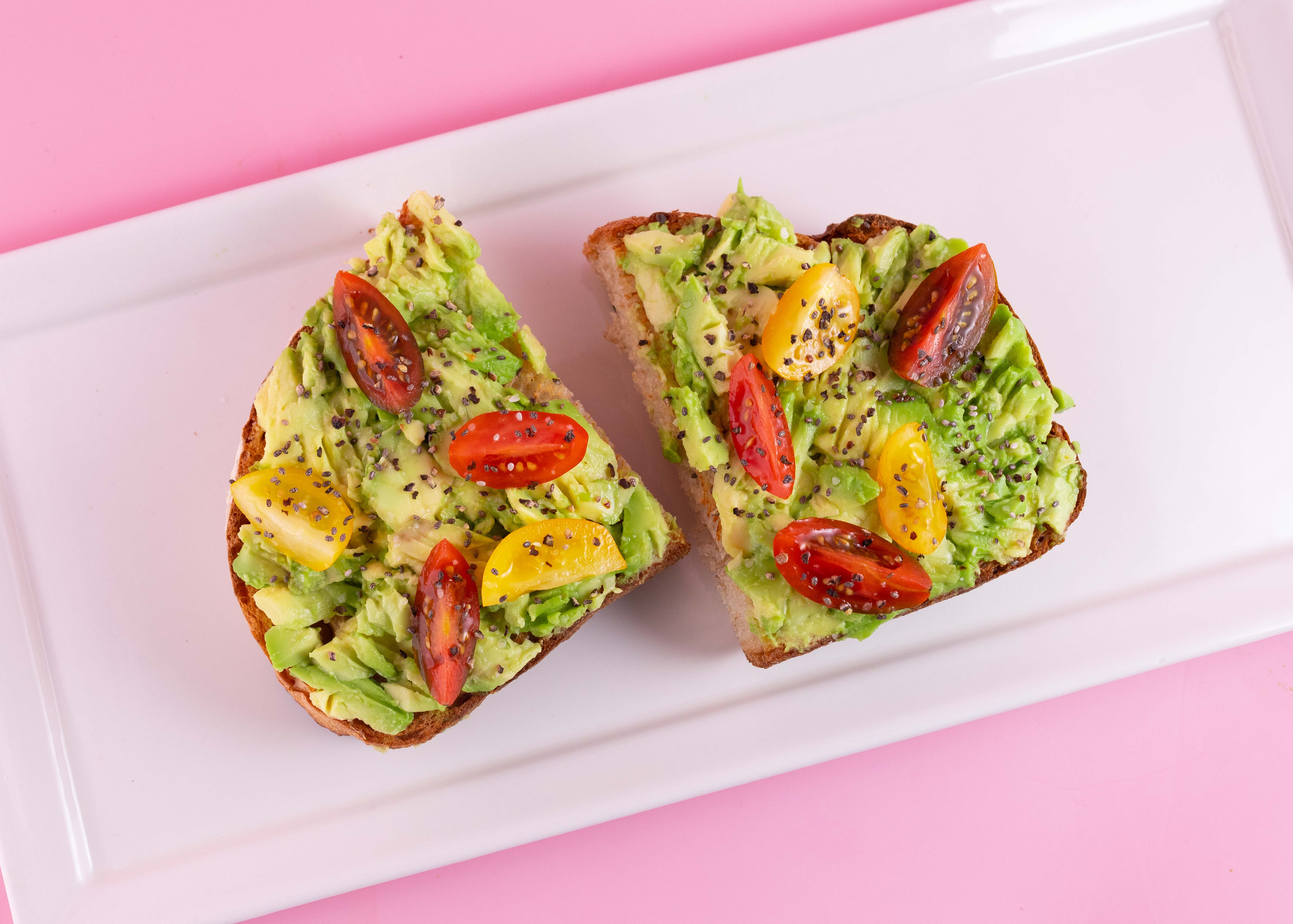 Order Avocado Toast food online from Blk Dot Coffee store, Irvine on bringmethat.com