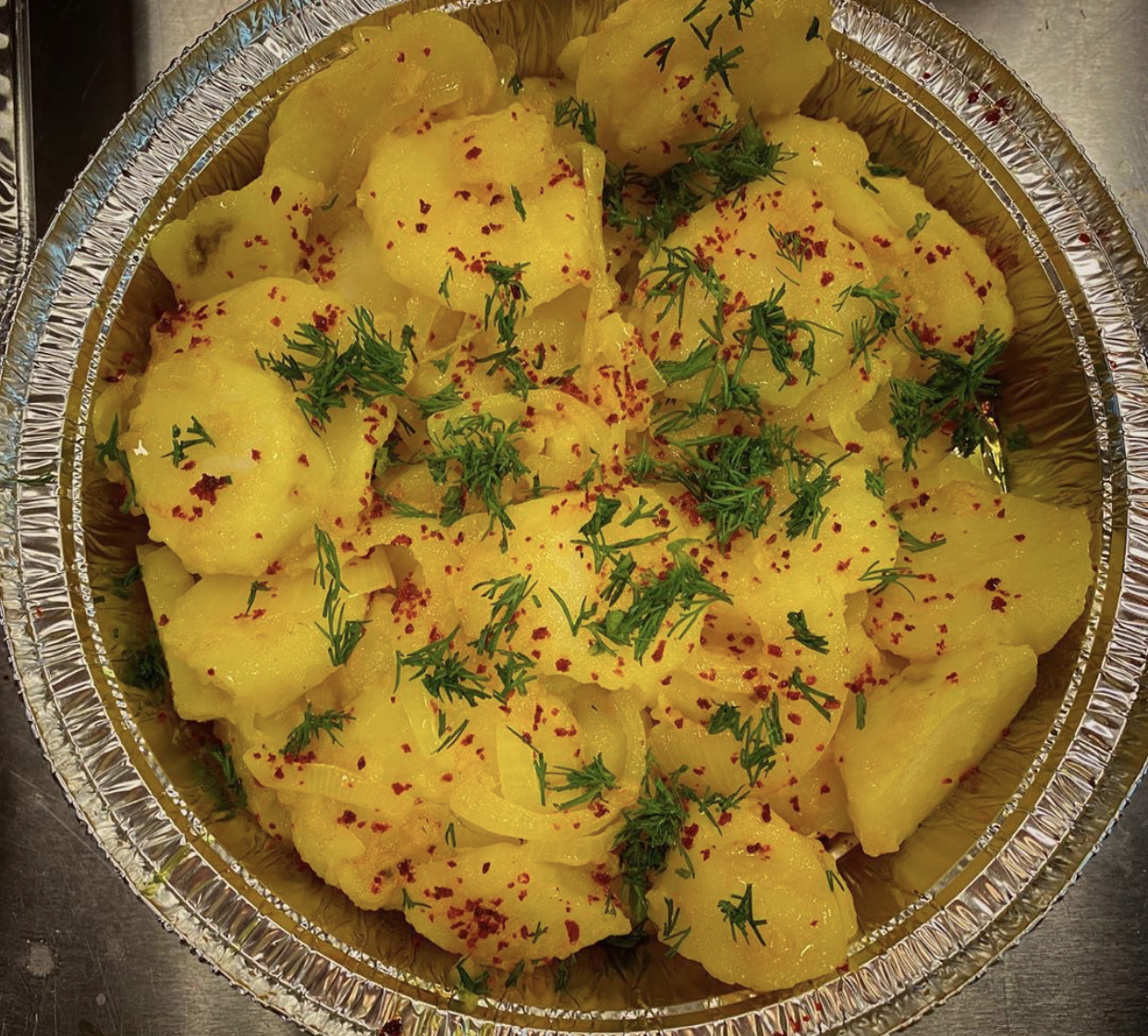 Order Potatoes with Onion food online from Cafe Areni store, Sherman Oaks on bringmethat.com