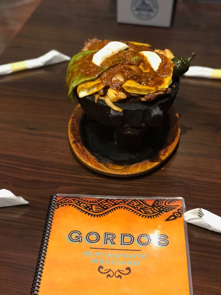 Order Molcajete Gordo food online from Gordo's Restaurante Mexicano store, Manhattan on bringmethat.com