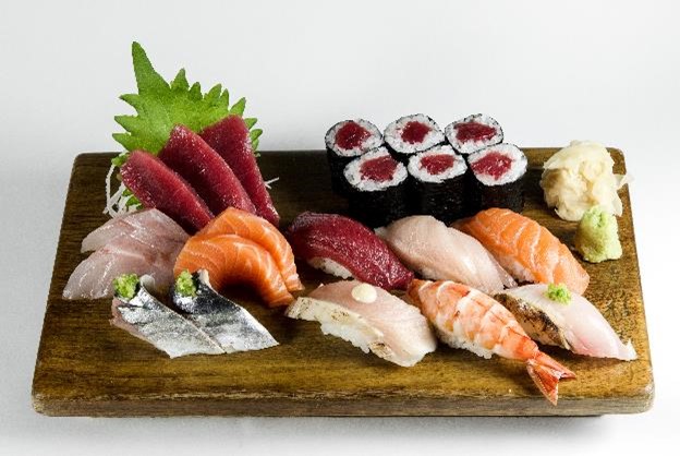Order Sushi Sashimi Combination food online from Blue Ribbon Sushi Izakaya store, New York on bringmethat.com