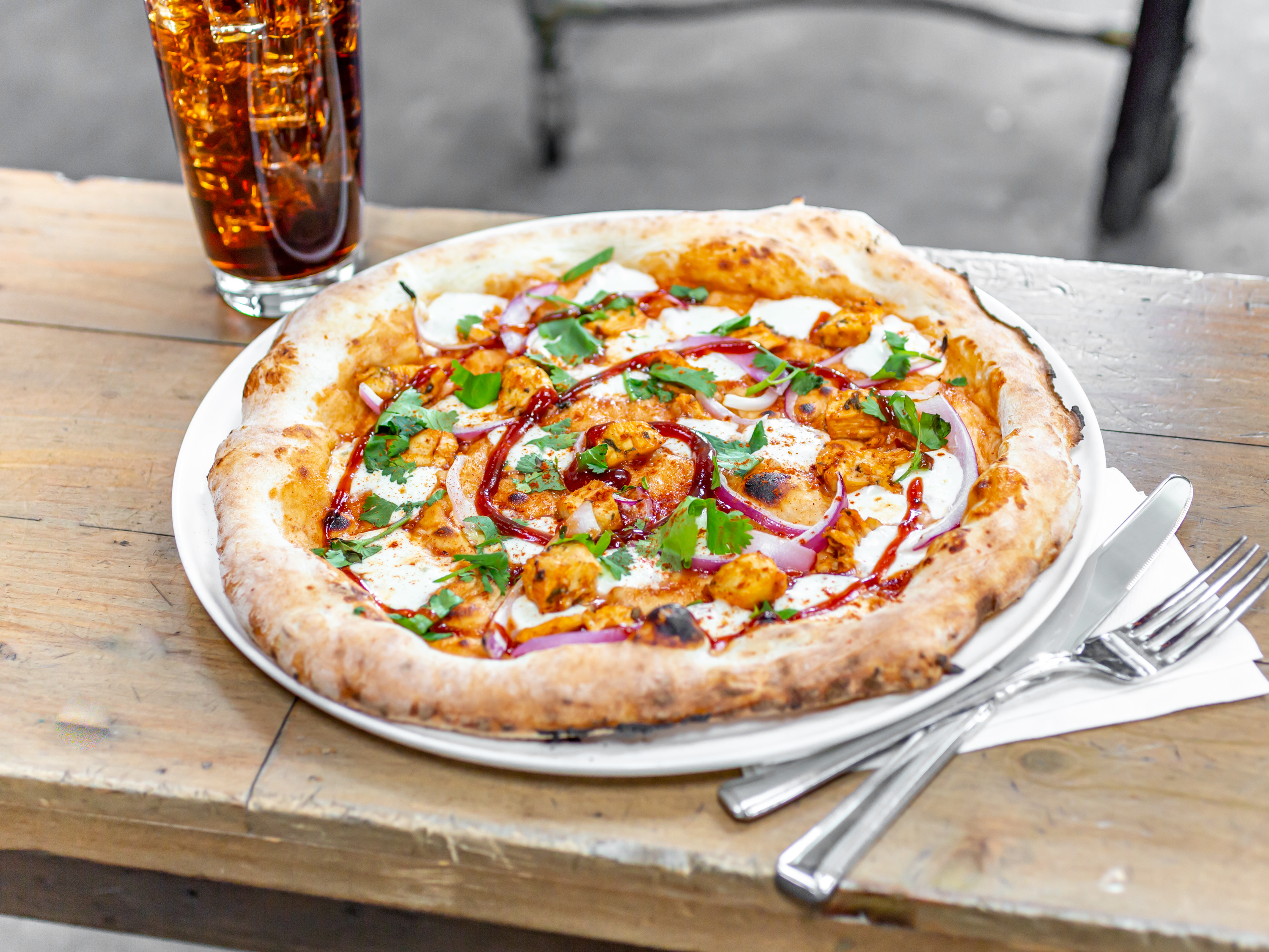 Order BBQ Chicken Pizza  food online from Midici The Neapolitan Pizza Company store, Sherman Oaks on bringmethat.com
