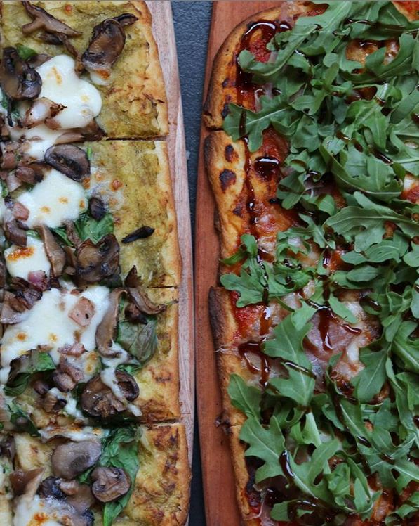 Order Prosciutto Flatbread food online from District 118 Kitchen And Bar store, Newton Upper Falls on bringmethat.com