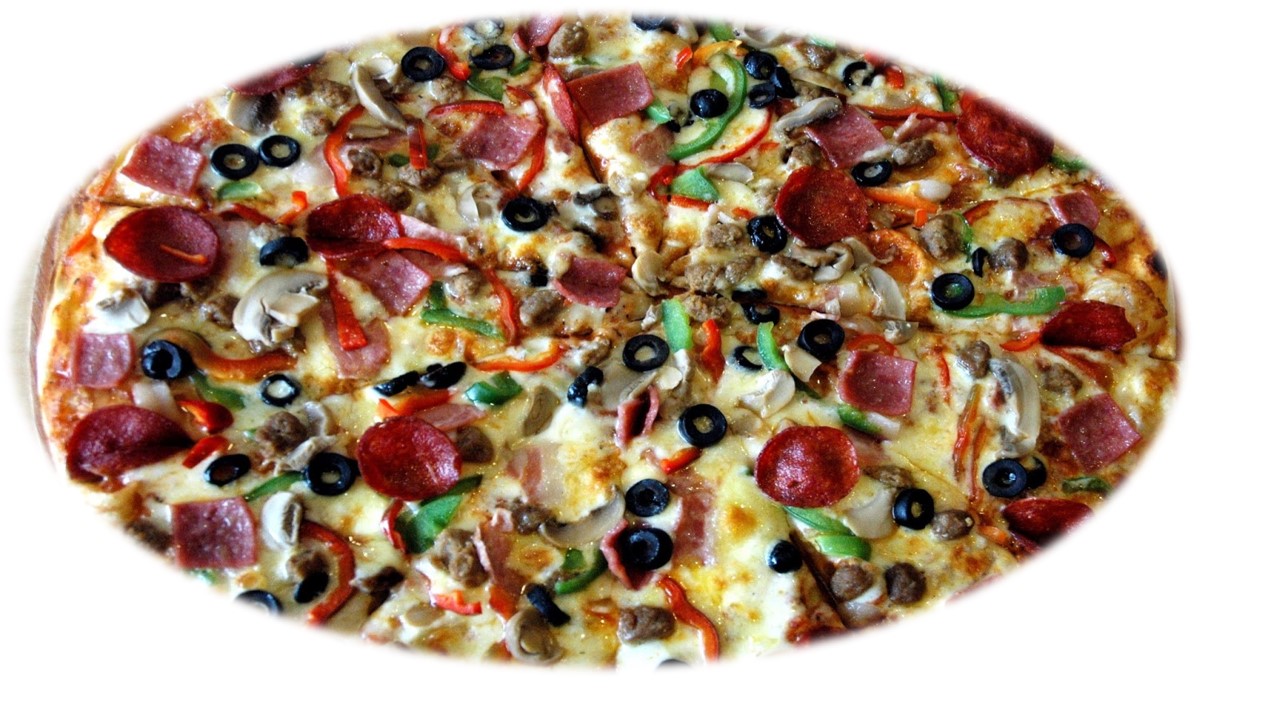 Order The Full House Pizza food online from MC Pizza store, Harrisburg on bringmethat.com