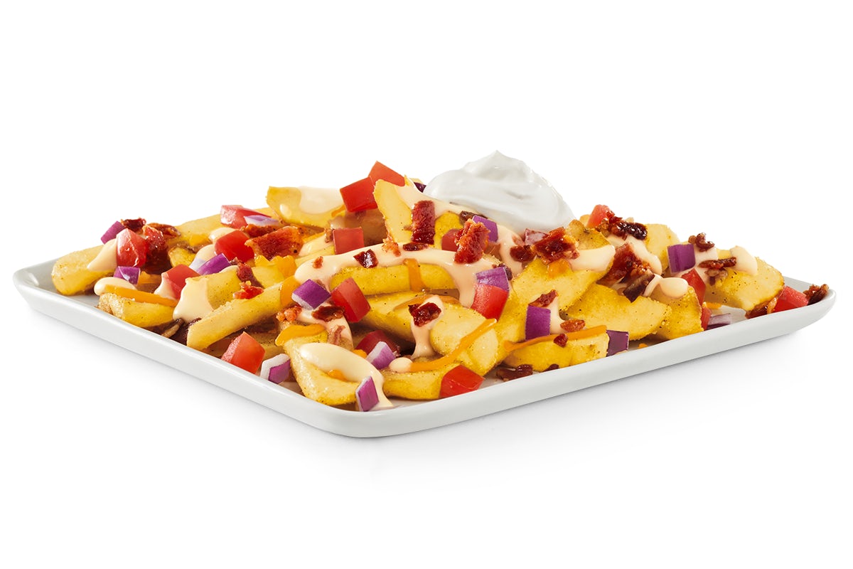 Order NEW! Loaded Baked Potato Fries food online from Red Robin store, Canton on bringmethat.com