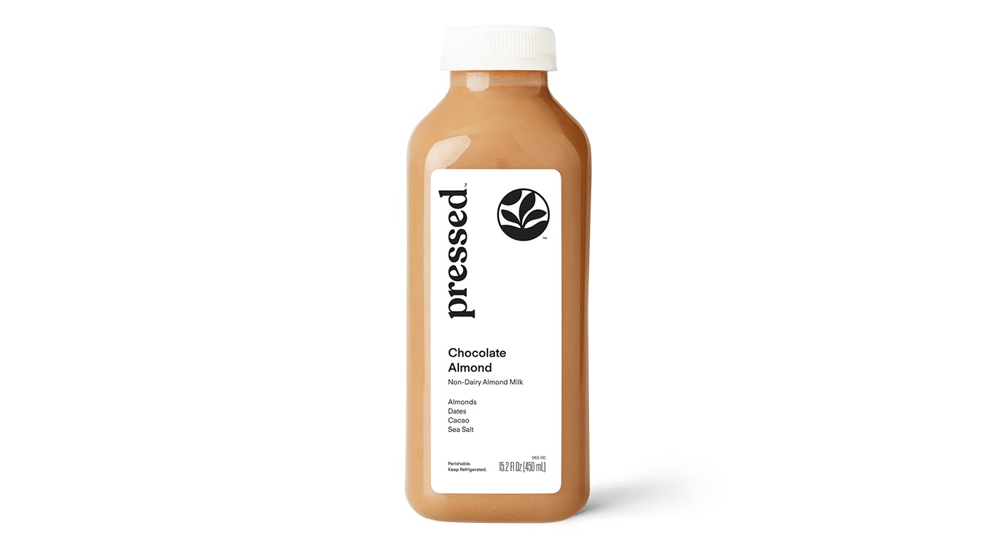 Order Chocolate Almond Non-Dairy Milk food online from Pressed store, Beverly Hills on bringmethat.com