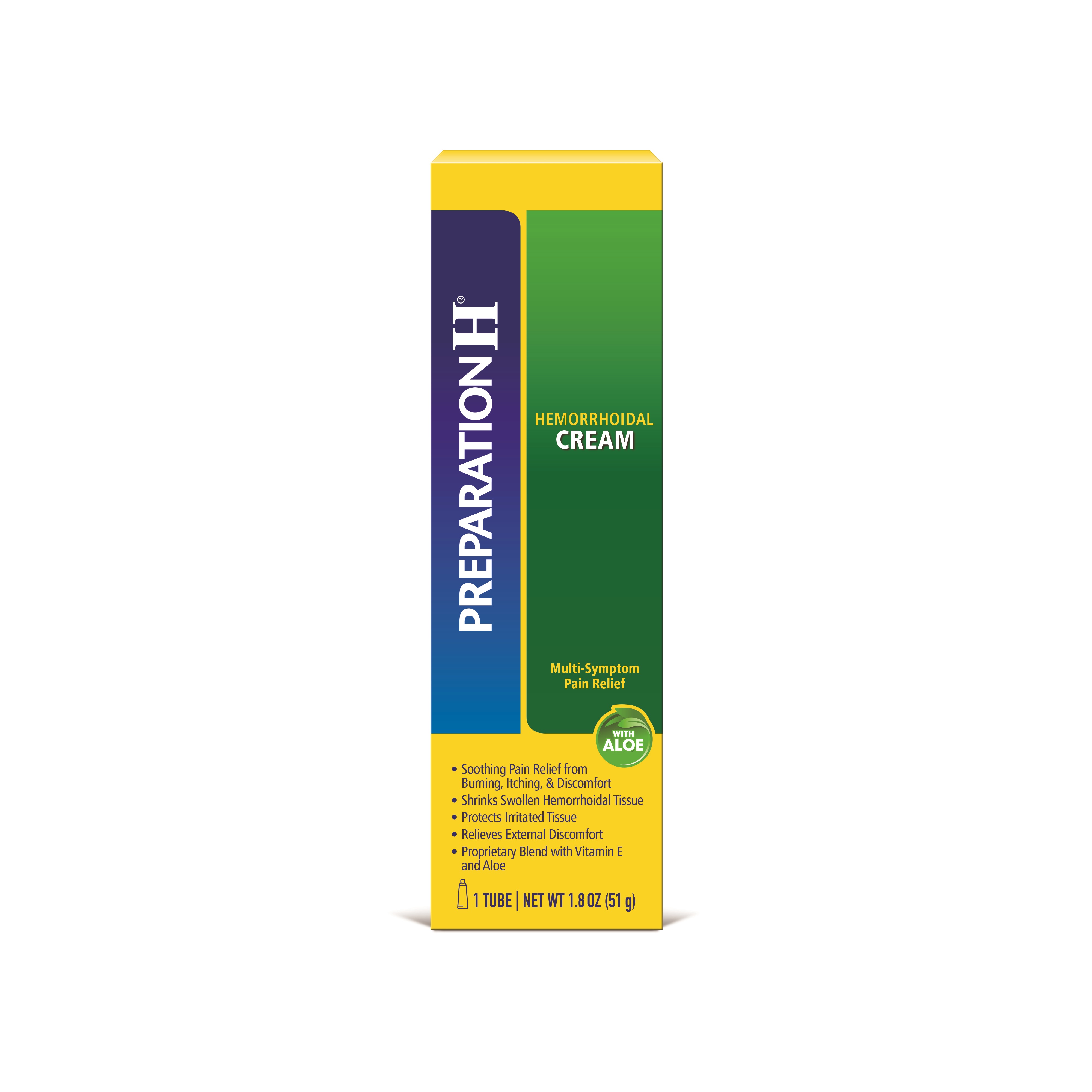 Order Preparation H Hemorrhoid Symptom Treatment Cream - 1.8 oz food online from Bartell store, Edmonds on bringmethat.com