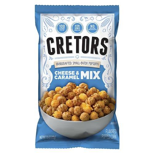 Order G.H. Cretors Popcorn Mix Cheese Caramel - 7.5 oz food online from Walgreens store, Salt Lake City on bringmethat.com