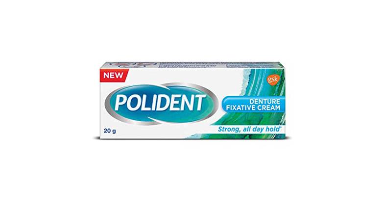 Order Polident Denture Fixative Cream Denture Adhesive For All Day Hold Of Dentures food online from Red Roof Market store, Lafollette on bringmethat.com