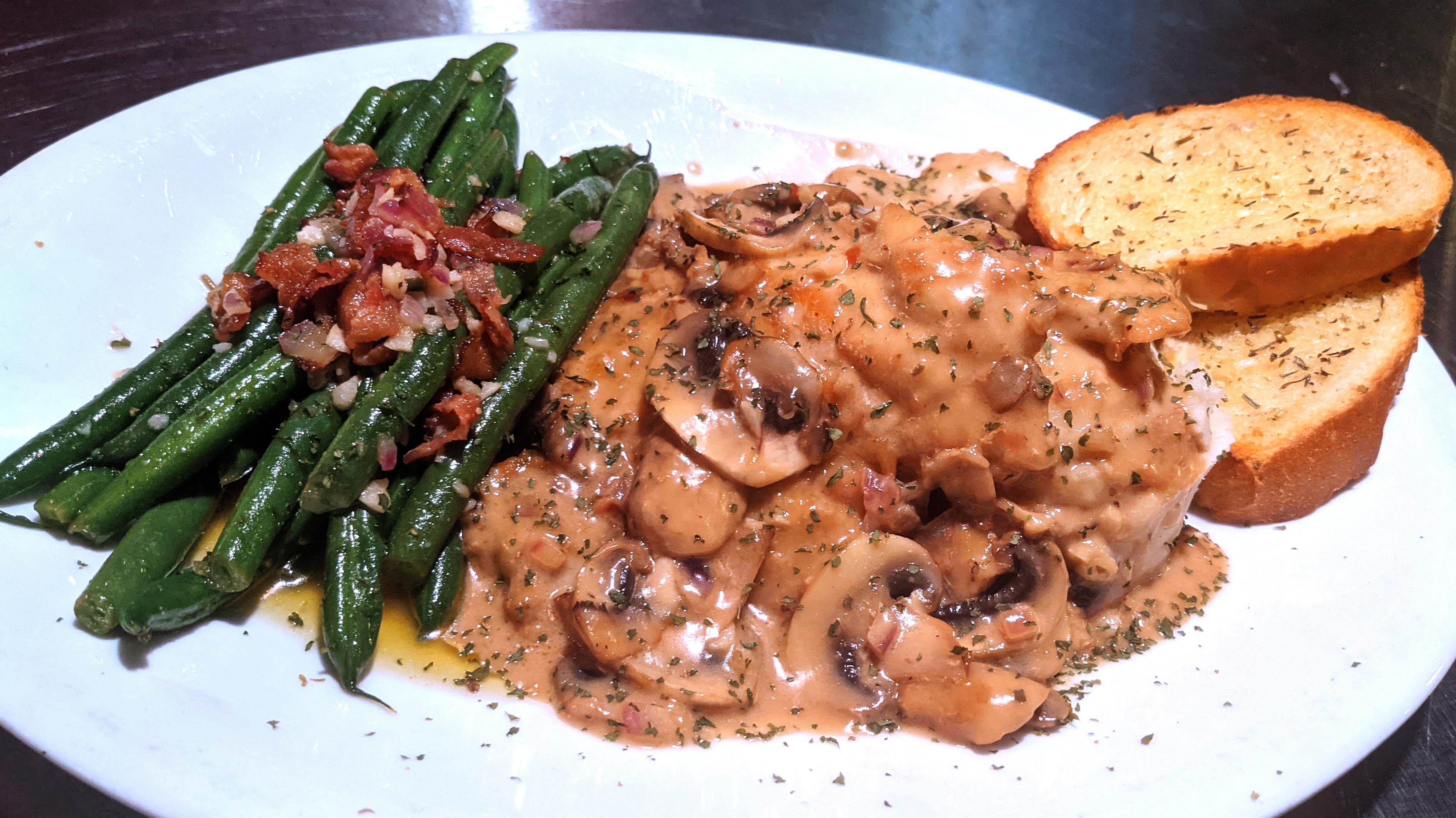 Order Chicken Marsala food online from Hillcrest Restaurant And Taphouse store, Antioch on bringmethat.com