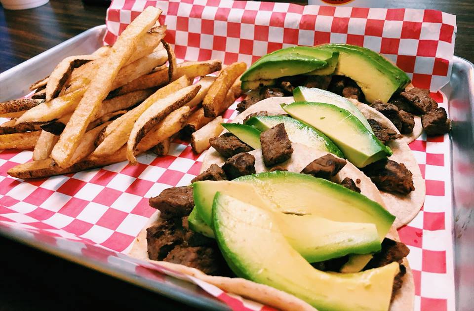 Order Ribeye Tacos food online from Marco's Burgers & Fries store, Mission on bringmethat.com