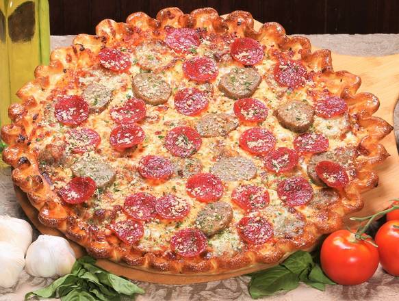 Order Meatball Pepperoni Parmesan food online from Zeppe's Pizzeria-Highland Hts store, Cleveland on bringmethat.com