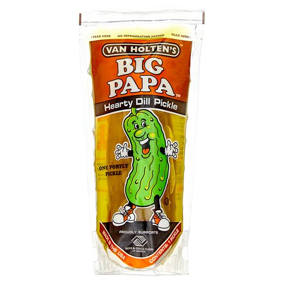 Order Van Holten's Big Papa Hearty Dill Pickle 1ct food online from Everyday Needs by Gopuff store, Roseville on bringmethat.com