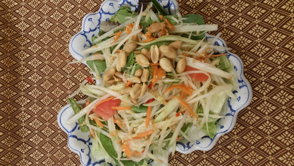 Order 22. Som-Tom Salad food online from Thai House Restaurant store, Danville on bringmethat.com