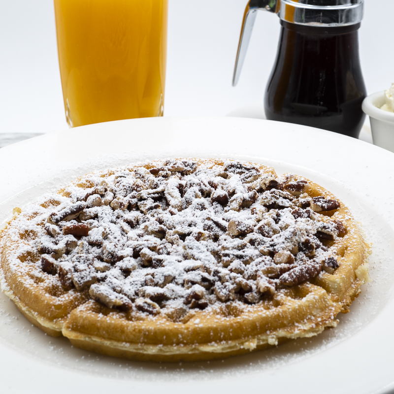 Order Pecan Waffle food online from The Original Pancake House store, Fort Worth on bringmethat.com