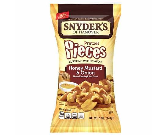 Order Snyders Honey Mustard Pretzels food online from Fialkoff Kosher Pizza store, Lawrence on bringmethat.com