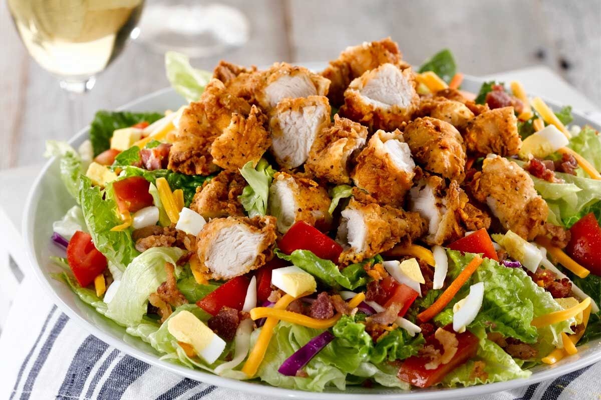 Order Southern-Fried Chicken Tender Salad food online from O'charley store, Mount Juliet on bringmethat.com