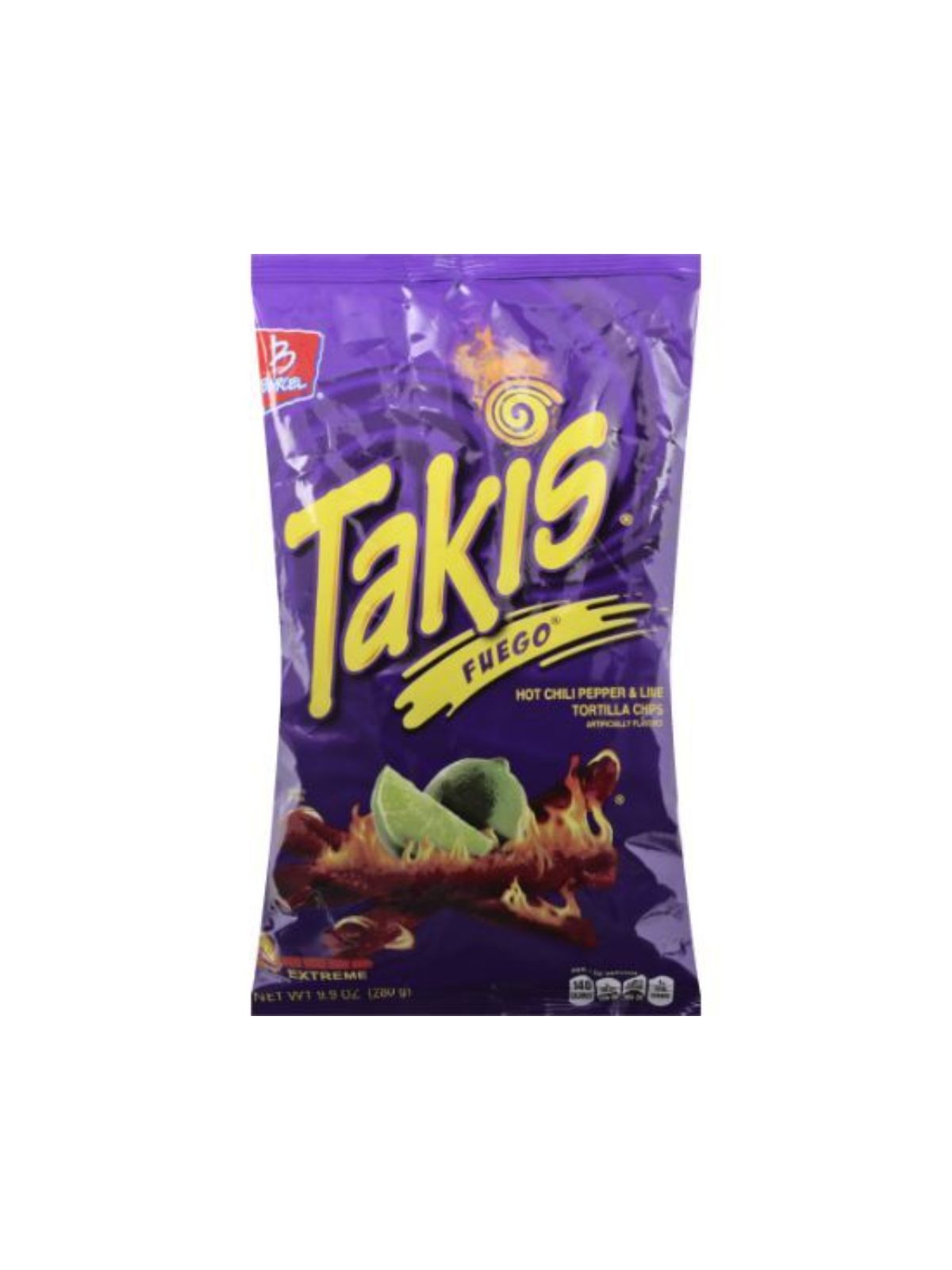 Order Takis Tortilla Chips Fuego (9.9 oz) food online from Stock-Up Mart store, Minneapolis on bringmethat.com
