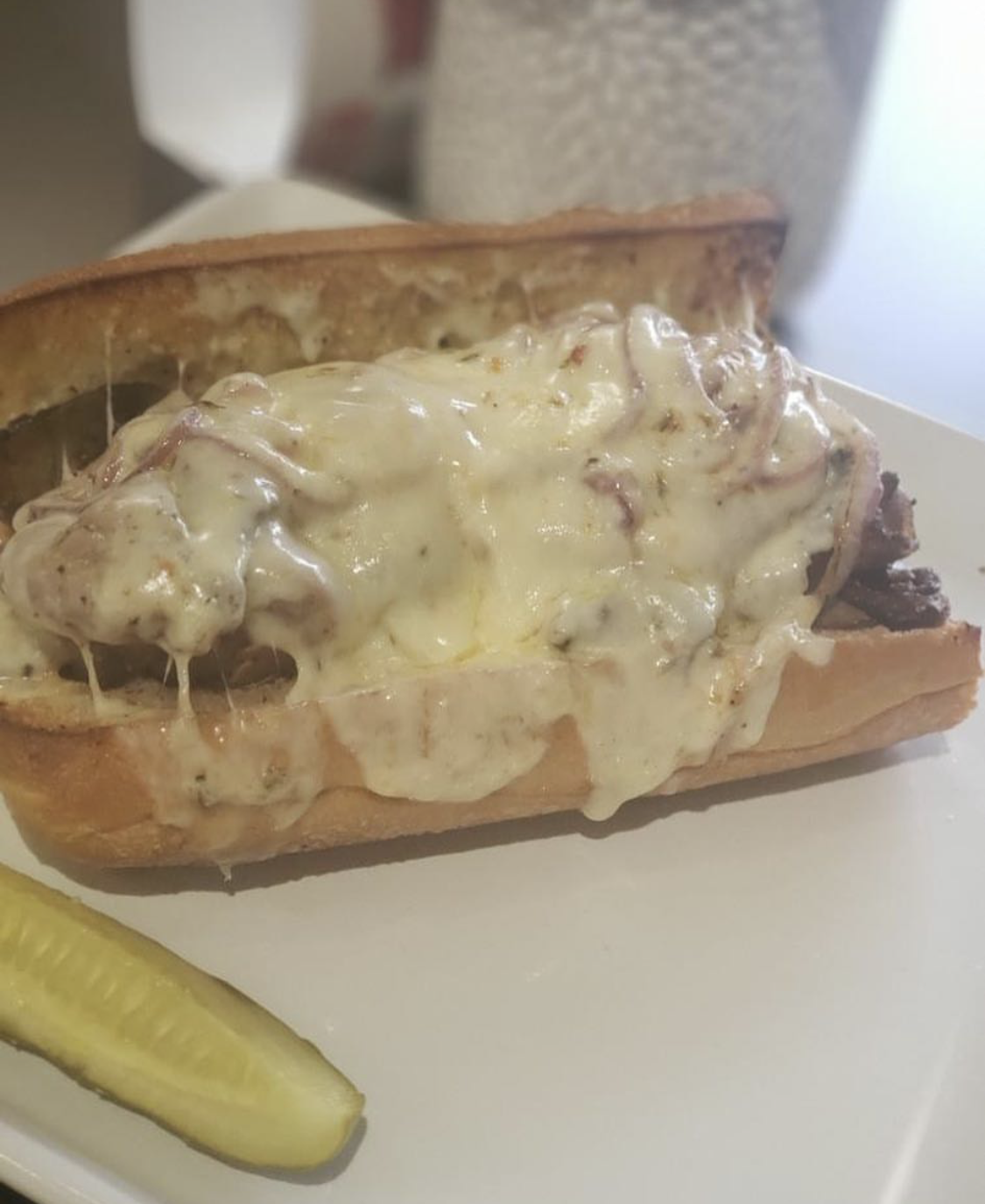 Order Philly Cheesesteak Sandwich food online from Gateway Deli And Cafe store, Ontario on bringmethat.com