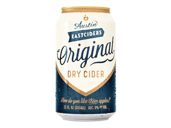 Order Austin Eastciders Original Dry Cider - 6x 12oz Cans food online from Goody Goody Liquor store, Addison on bringmethat.com