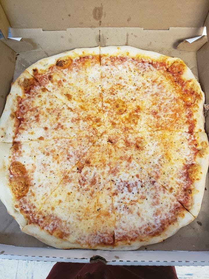 Order Hand Tossed Cheese Pizza - Personal 10" food online from Coccos Pizza store, Springfield on bringmethat.com