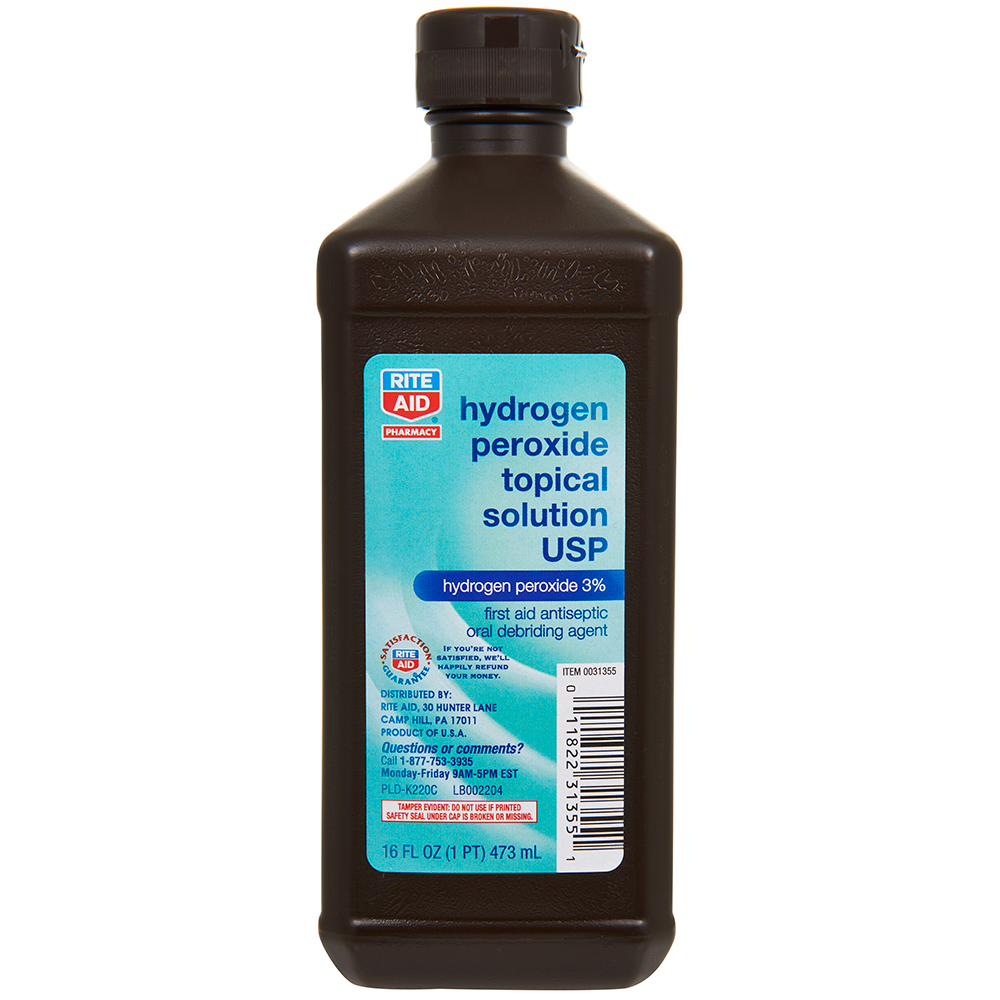 Order Rite Aid Hydrogen Peroxide Topical Solution USP - 16 fl oz food online from Rite Aid store, READING on bringmethat.com