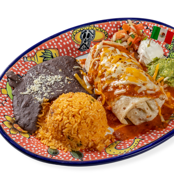 Order Burrito (New) food online from La Fortaleza store, Garfield on bringmethat.com