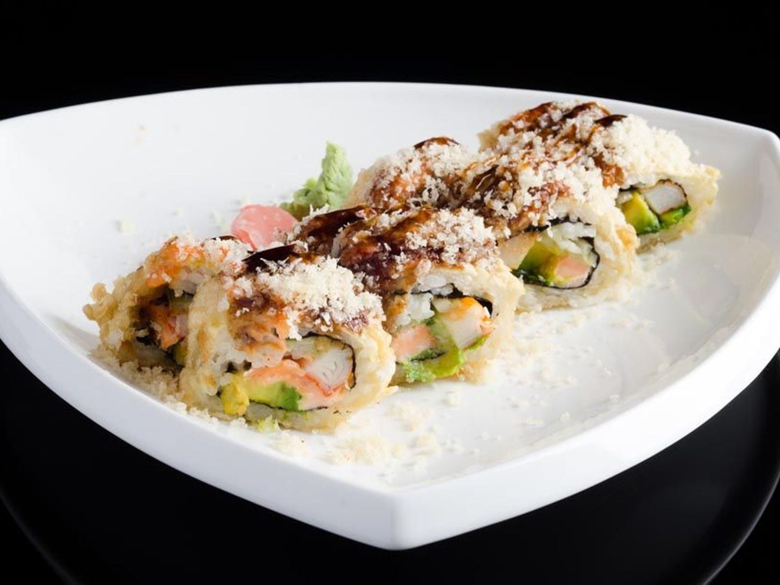 Order Captain Crunch Tempura Roll food online from cafe muscat store, Fresh Meadows on bringmethat.com