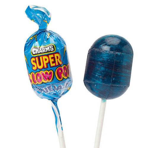 Order Charms Super Blow Pops - Blue Razz food online from Lone Star store, Sunnyvale on bringmethat.com