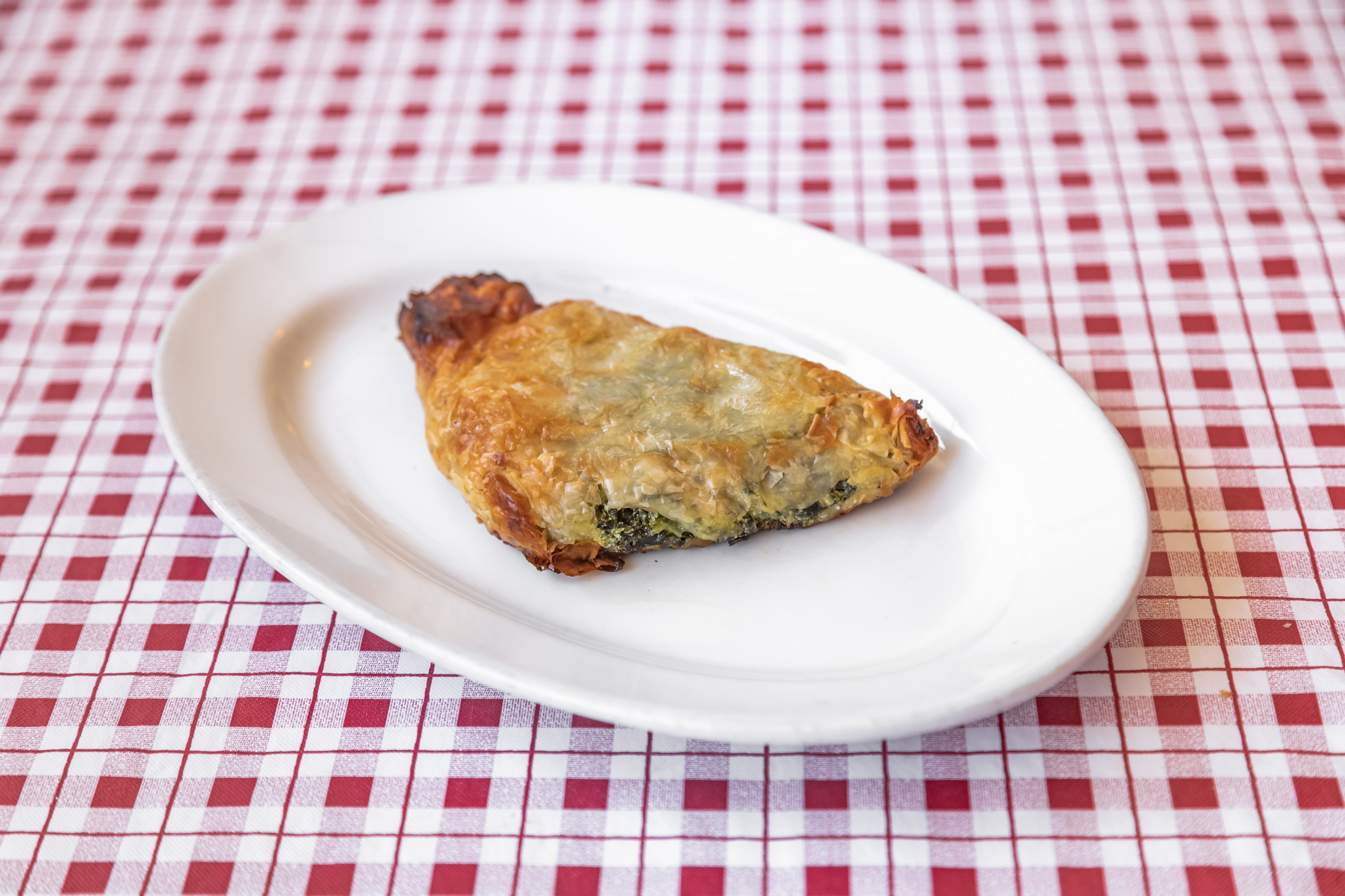 Order Spinach Pie - Appetizer food online from Farmington Avenue Pizza House store, West Hartford on bringmethat.com