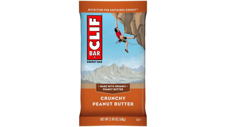 Order Clif Bar Chocolate Chip Peanut Butter Crunchy food online from Trumbull Mobil store, Trumbull on bringmethat.com
