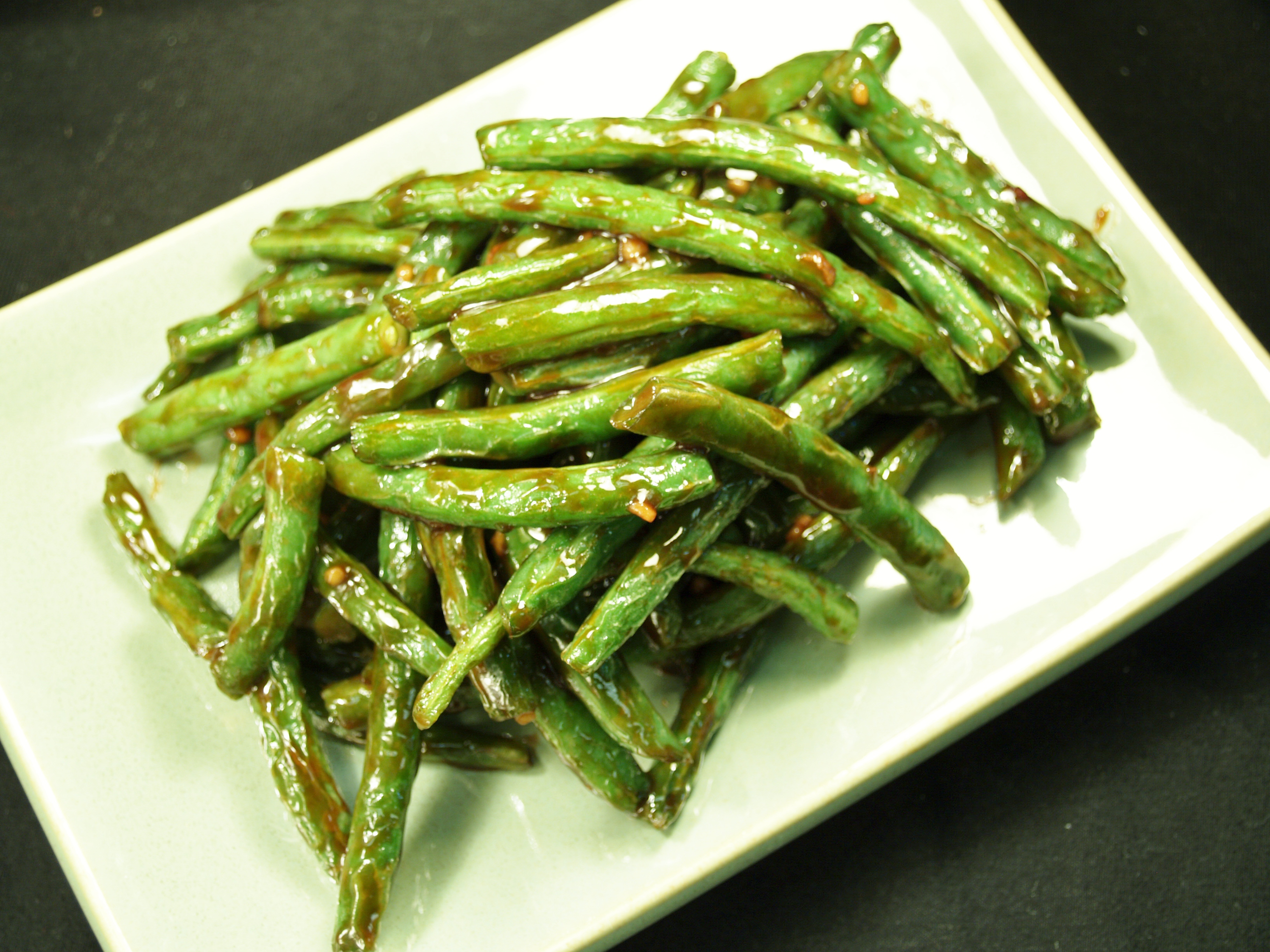 Order L16. Sauteed String Beans Lunch Special food online from Chef Ming store, Beverly Hills on bringmethat.com