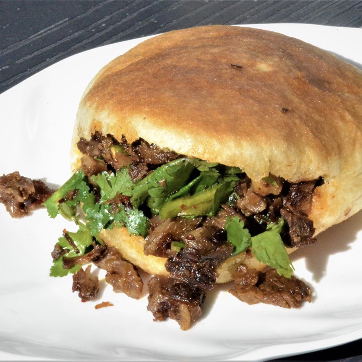 Order Beef Burger 牛馍 food online from Sister Liu's Kitchen store, Durham on bringmethat.com