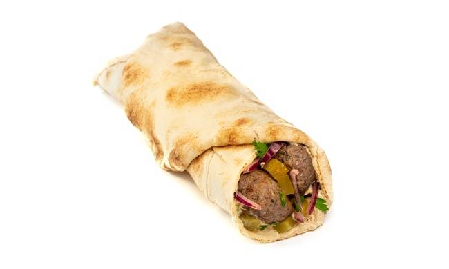 Order Kafta Lamb Kebab Classic Roll food online from Naya Express store, New York on bringmethat.com