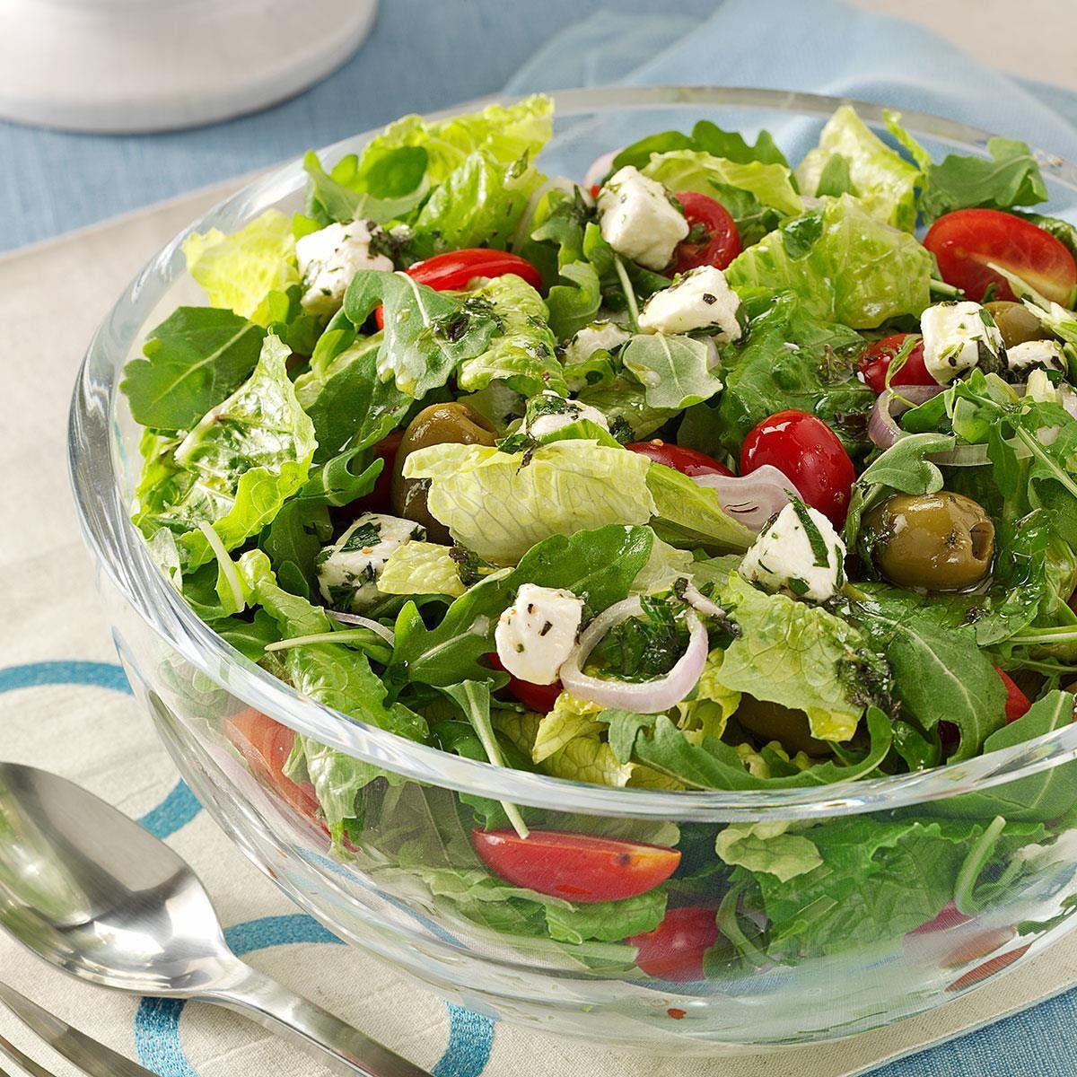 Order Chopped Green Salad - Salad food online from Junior's Pizza & Subs II store, Boonton on bringmethat.com