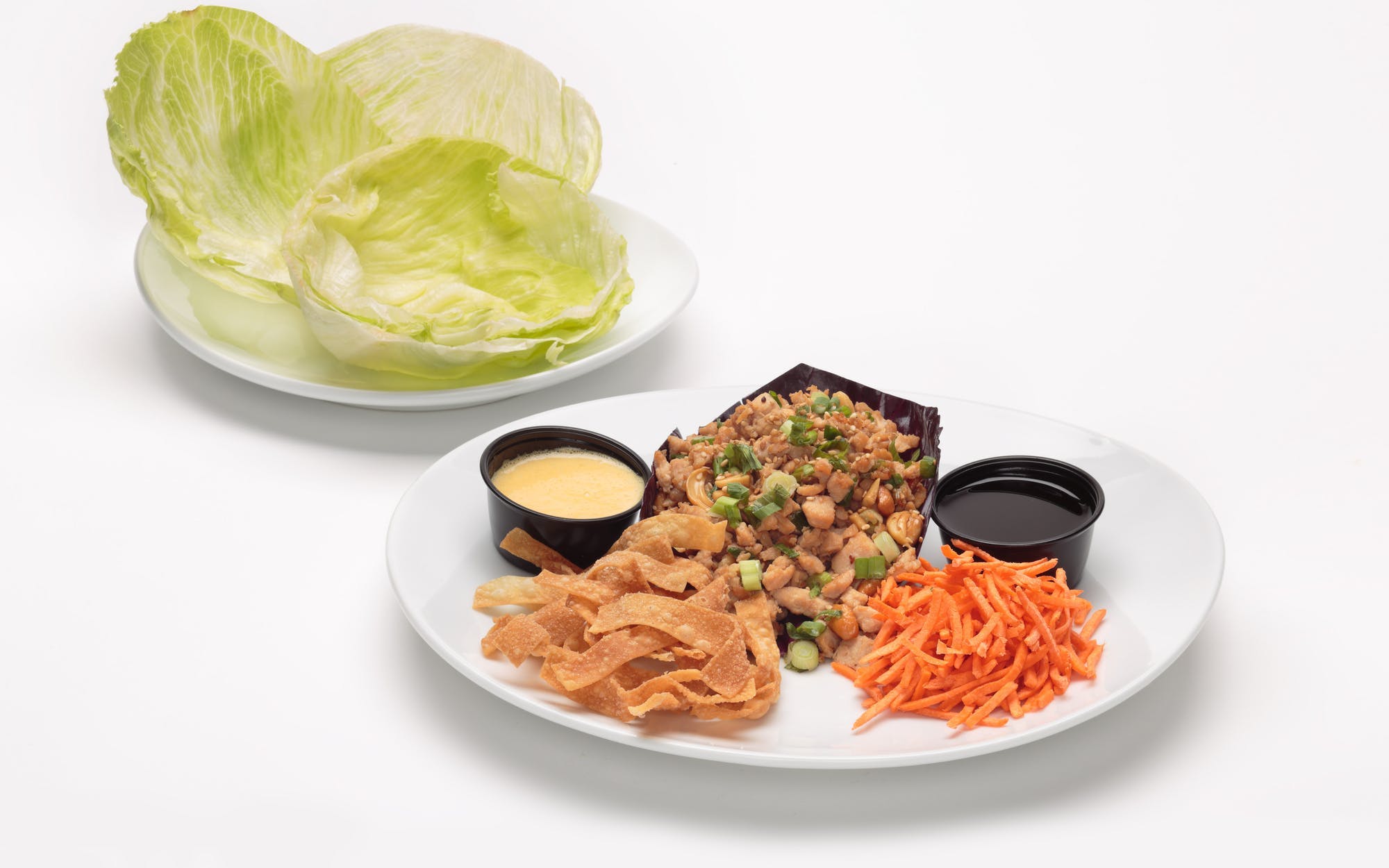 Order Lettuce Wraps - Appetizer food online from Oggi Sports | Brewhouse | Pizza store, Mission Viejo on bringmethat.com