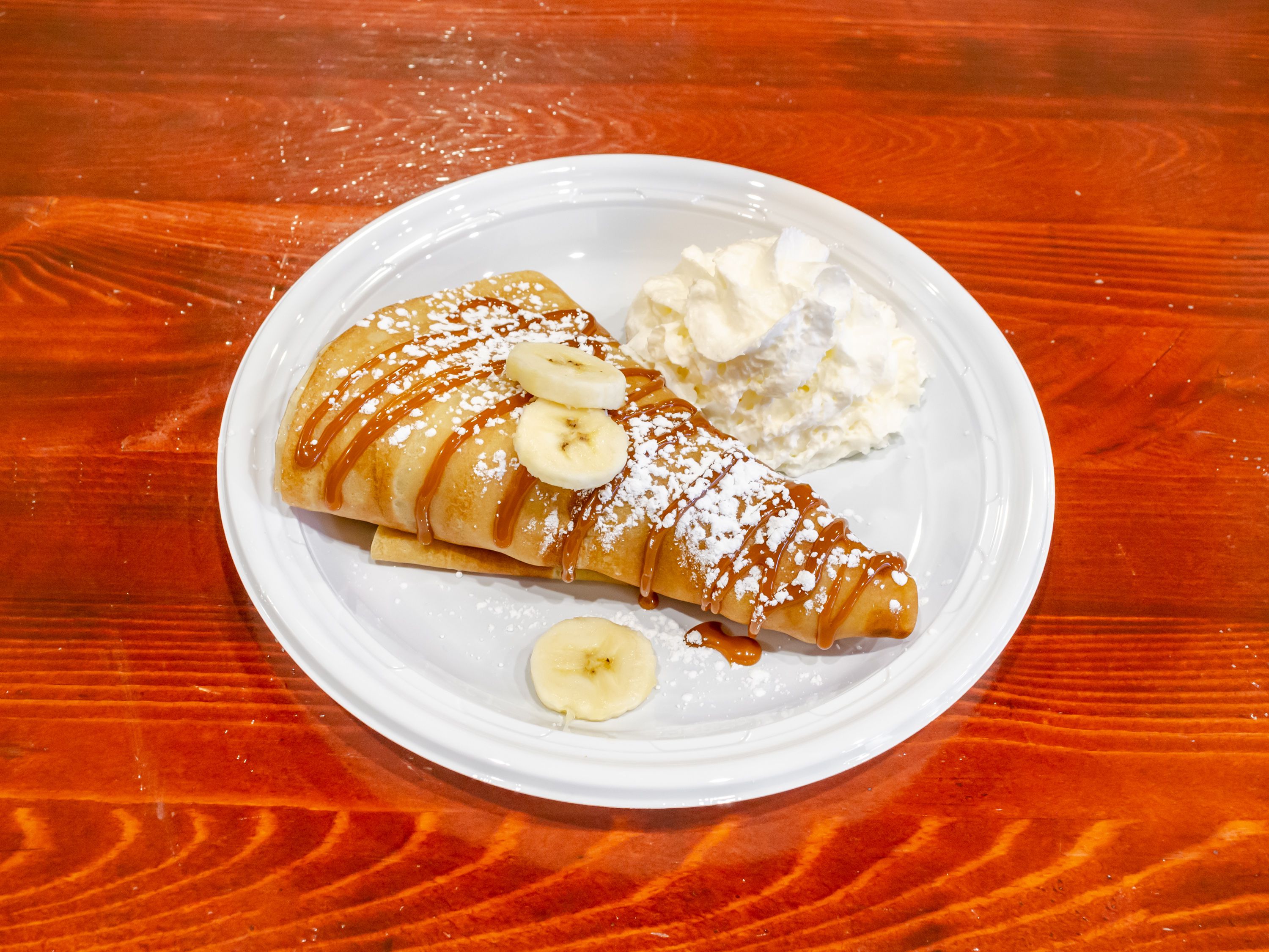 Order Banana Peanutbutter Crepe food online from House Of Crepes store, Rutherford on bringmethat.com