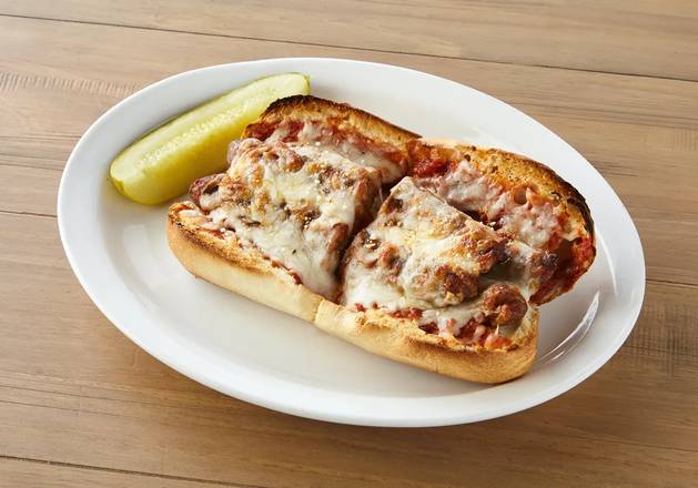 Order Italian Sausage Parmigiana Sub food online from Johnny's New York Style Pizza store, Dallas on bringmethat.com