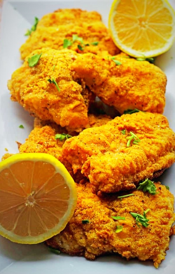 Order Cornbread Encrusted Catfish food online from Captain’s Curbside Seafood store, Trappe on bringmethat.com