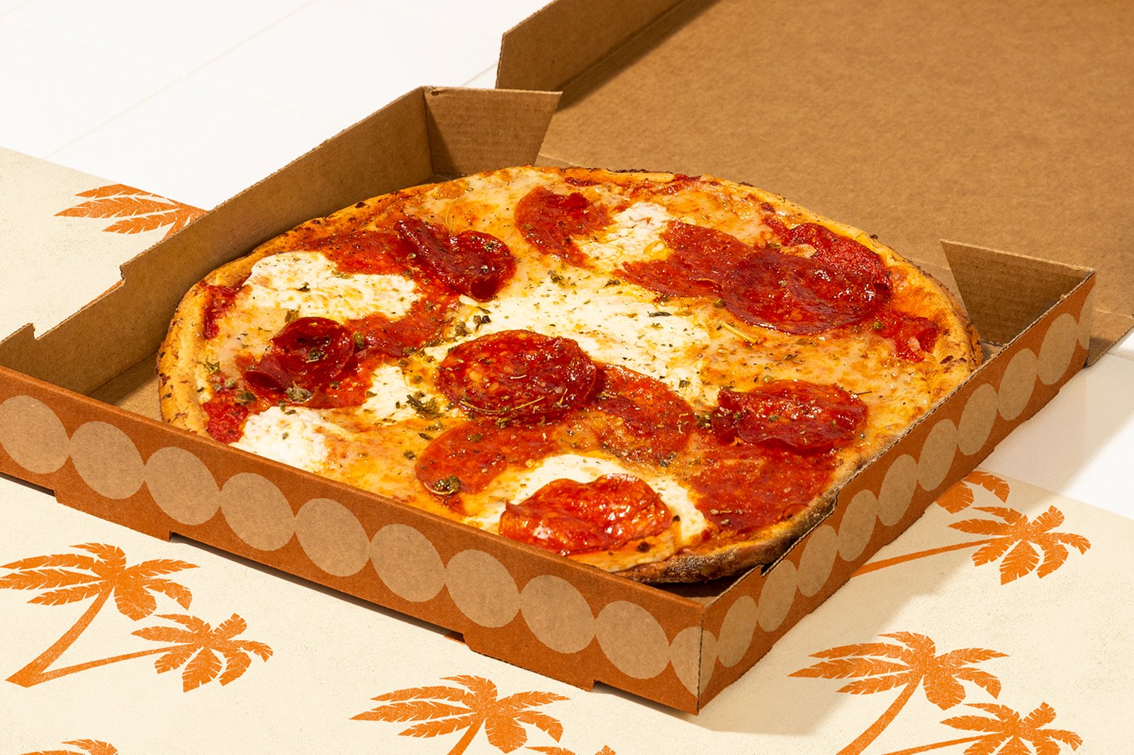 Order Pepperoni Pizza food online from Sam's Pizza & Subs store, Derwood on bringmethat.com